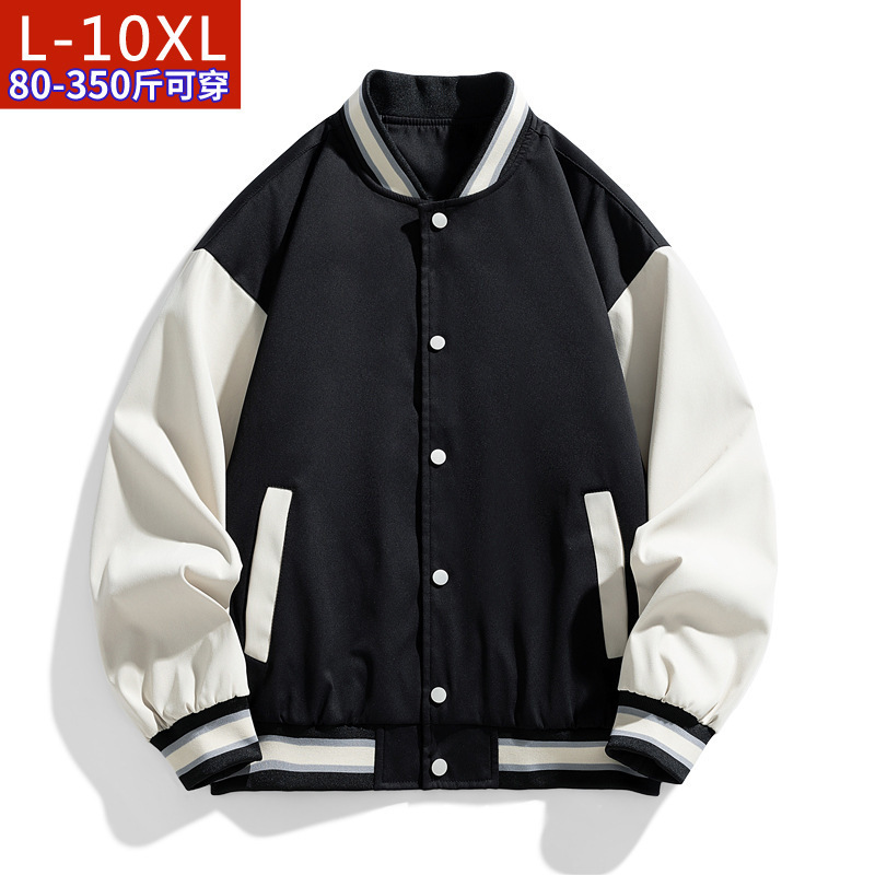 Primavera, otoño, invierno, nueva moda coreana delgada, chaqueta guapo, ropa de béisbol casual, chaqueta deportiva de felpa para hombres, chaqueta gruesa