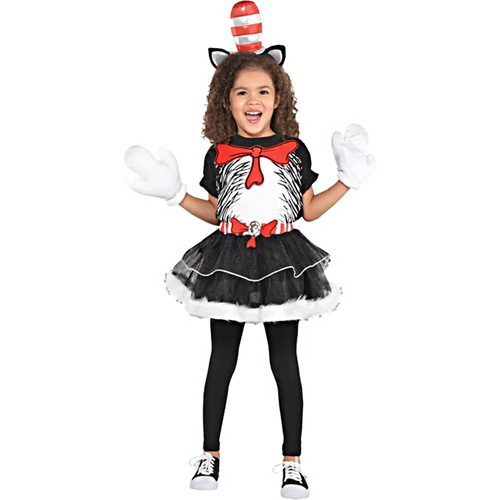 Halloween costume the cat in the hat cos role play children's performance costume the cat in the hat