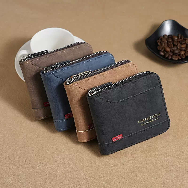 外贸热销拼接男士风琴卡包 多卡位大容量卡包卡套零钱袋跨境货源