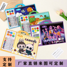 跨境儿童画画本涂鸦宝宝涂色画册幼儿园图画本绘画本儿童益智绘画