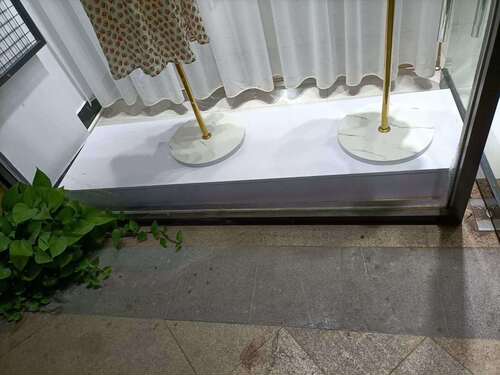 Clothing store display platform custom-made clothing store rectangular model stand model base window commercial props