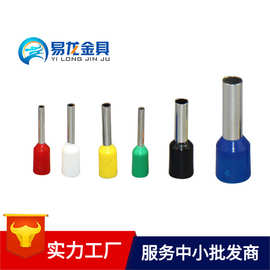 管型预绝缘端头VE白灰棕色欧式针型阻燃冷压铜线鼻子线耳接线端子