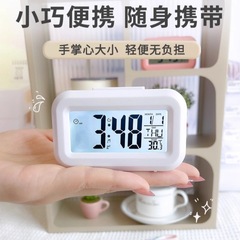 迷你小闹钟儿童学生夜光床头创意电子钟多功能小时钟宿舍闹铃贪睡