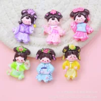 Новый Gege Girl Смола Аксессуары Крем Клей для холодильника Связка для ключей для мобильного телефона Чехол для волос Заколки для волос