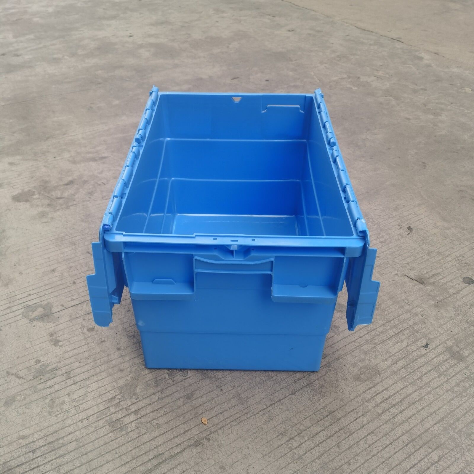 宝瑞直供上海浙江福建pp塑胶物流连盖箱工具零件收纳收耐箱现货