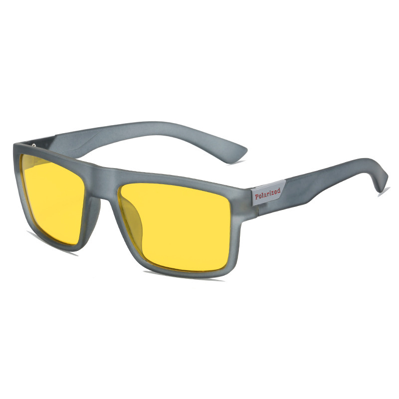 2024 Neue UV-beständige Sonnenbrille mit elastischer Farbe und großem Rahmen für Herren im Freien mit Farbwechselfolie und polarisierter Sonnenbrille_voghion.com