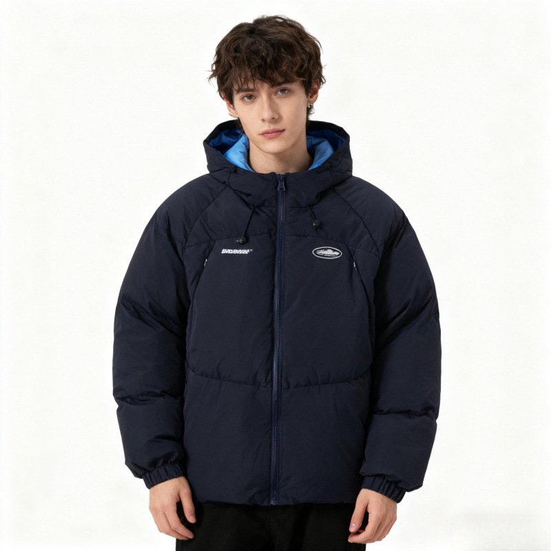 European and American Cross-Border Corteiz Thickeneded Winter New Cotton Outwear Hooded Cotton Outwear Warm Windproof Thick Cotton Outwear Jacket