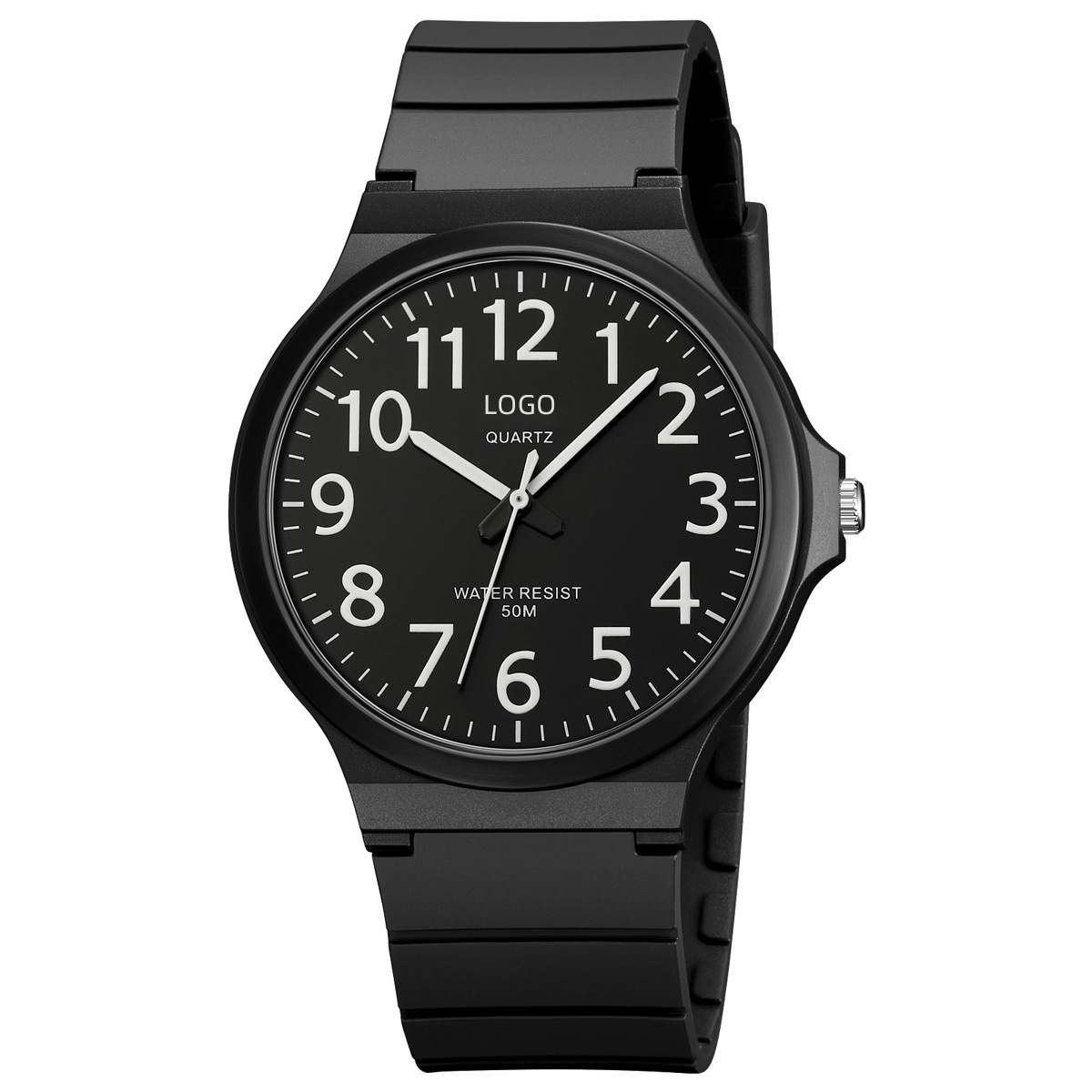 50 metros de reloj de cuarzo impermeable personalizado examen de estudiantes reloj especial unisex gran dial fábrica de relojes profesionales