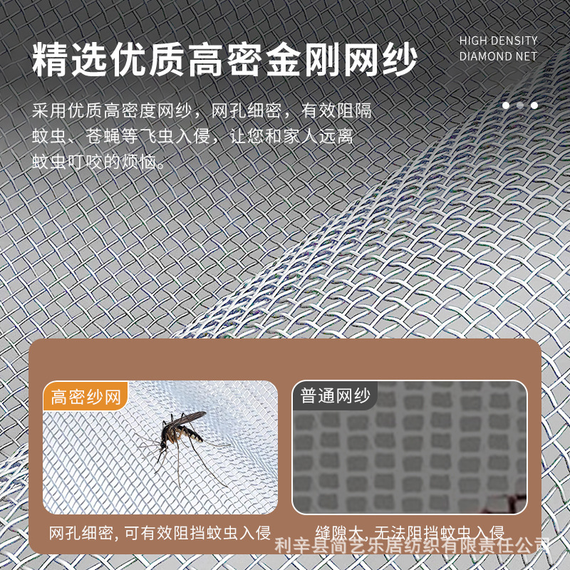 白色の新型蚊よけのカーテンの金剛網の磁気ストライプは穴を開けないで家庭のマジックは夏のカーテンの全体の磁気ストライプを貼ります。|undefined