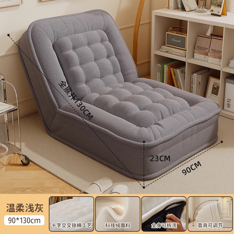 Sofá pequeño para perros humanos, sofá para dormir, enorme balcón plegable, sofá para dormitorios, sofá para una persona