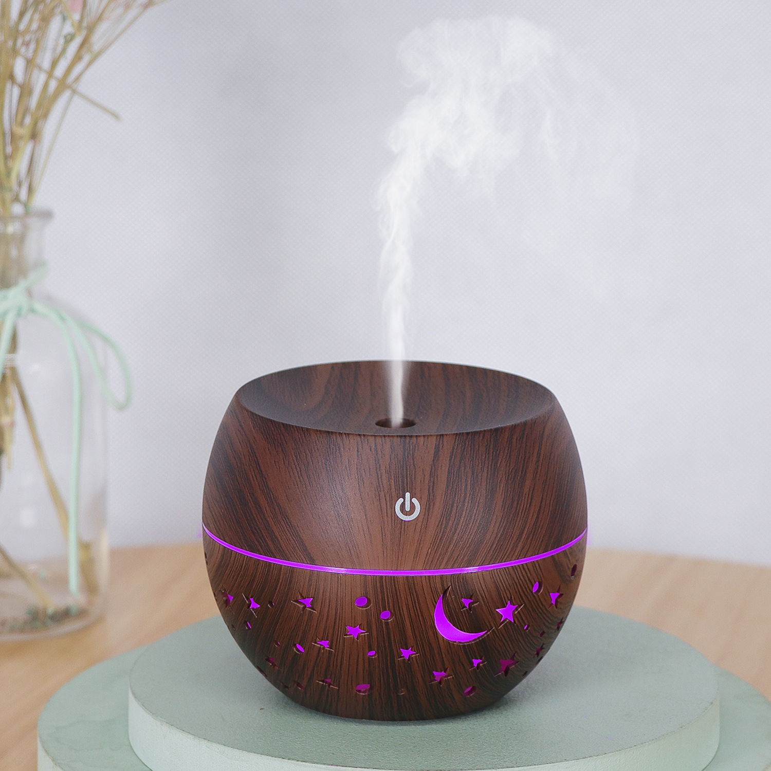 Small humidifier, creative aromatherapy, night light, air cleaner