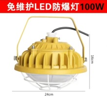 防爆灯5BAD85-M免维护LED灯 喷砂房加油站圆形投光灯HR