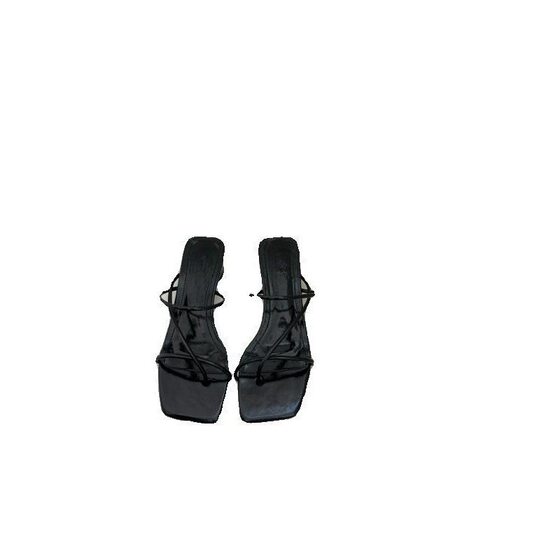 High-end sense of temperament flip-flop sandals fairy shoes outerwear 2025 summer new high heel sandals