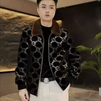 Мужская одежда Haining Zhizun, магазин фабрики Bogaileidi, модная осенне-зимняя двусторонняя повседневная теплая европейская куртка