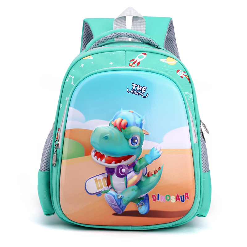 Mochila de dibujos animados lindo Spider-Man nueva moda 6 Kindergarten schoolbag Boy 3-4-5 años de edad los niños pequeños dinosaurio de clase media