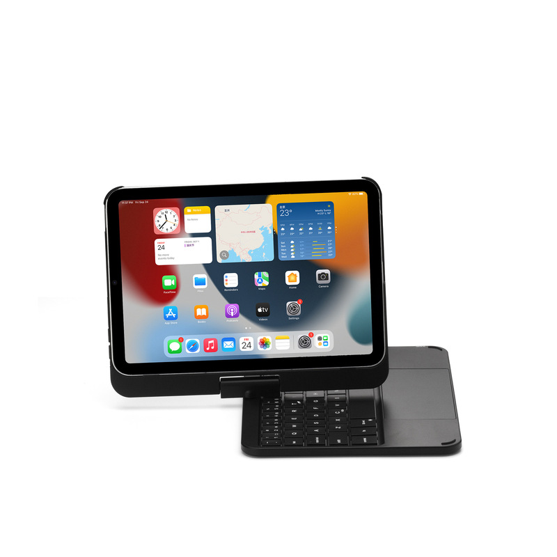 Suitable for ipad mini7 8.3 inch tablet computer rotating touch colorful backlit portable bluetooth keyboard
