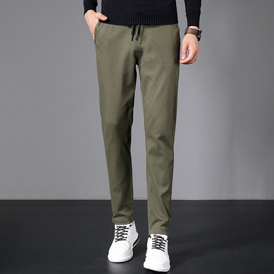 Autumn and winter Youth man Casual pants Straight Pencil Pants Korean Edition leisure time Versatile Self cultivation Men's trousers have more cash than can be accounted for Manufactor Direct selling