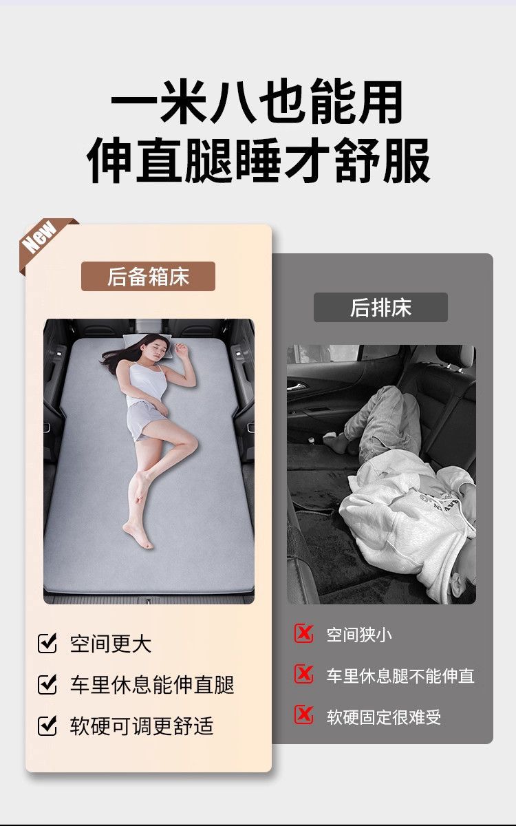 Xiaopeng M03 Mattress Mona Special Car Rear Inflatable Mattress Trunk Free Inflatable Bed Sleeping Pad Travel Bed