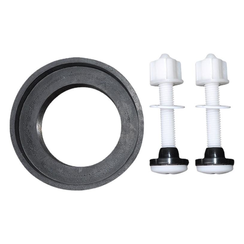 Antiguo tanque de agua de inodoro dividido anillo de sello de tornillo fijo almohadilla interior anillo de goma perno Accesorios de instalación de inodoro