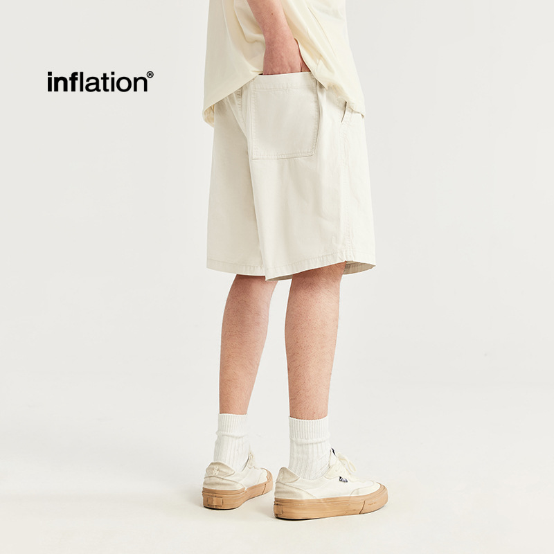 捷展メンズ | 環境保護成衣水洗いストレートパンツ2025春夏新商品阿蘇特染純色カジュアルパンツ