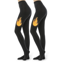 跨境亚马逊200D加绒加厚连裤袜秋冬防寒保暖光腿神器多尺码丝袜女