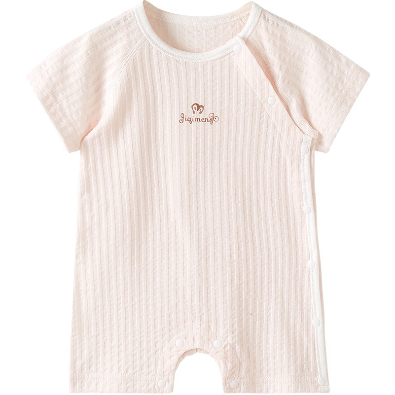 Bebé mono verano pijamas delgados traje de manga corta mameluco recién nacido Ropa niños y niñas Bebé Ropa de verano