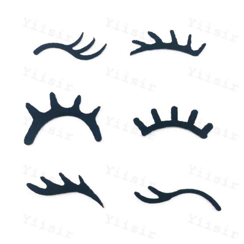 独角兽眉毛无纺布毛毡配件永生花泡沫Unicorn工艺品材料Eyelashes