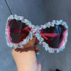 High-end brand sunglasses hip-hop style, European style, internet celebrity