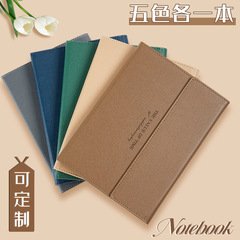 A570% off ノート PU ライチ模造革 シンプル ビジネス メモ帳 高価値 インス風 ギフトセット