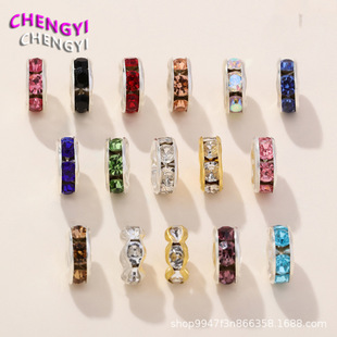 DIY�ֹ��錚�Ʒ���6/8/10/12mm�g�����ɫ����荸�Ƭ܇݆Ȧ