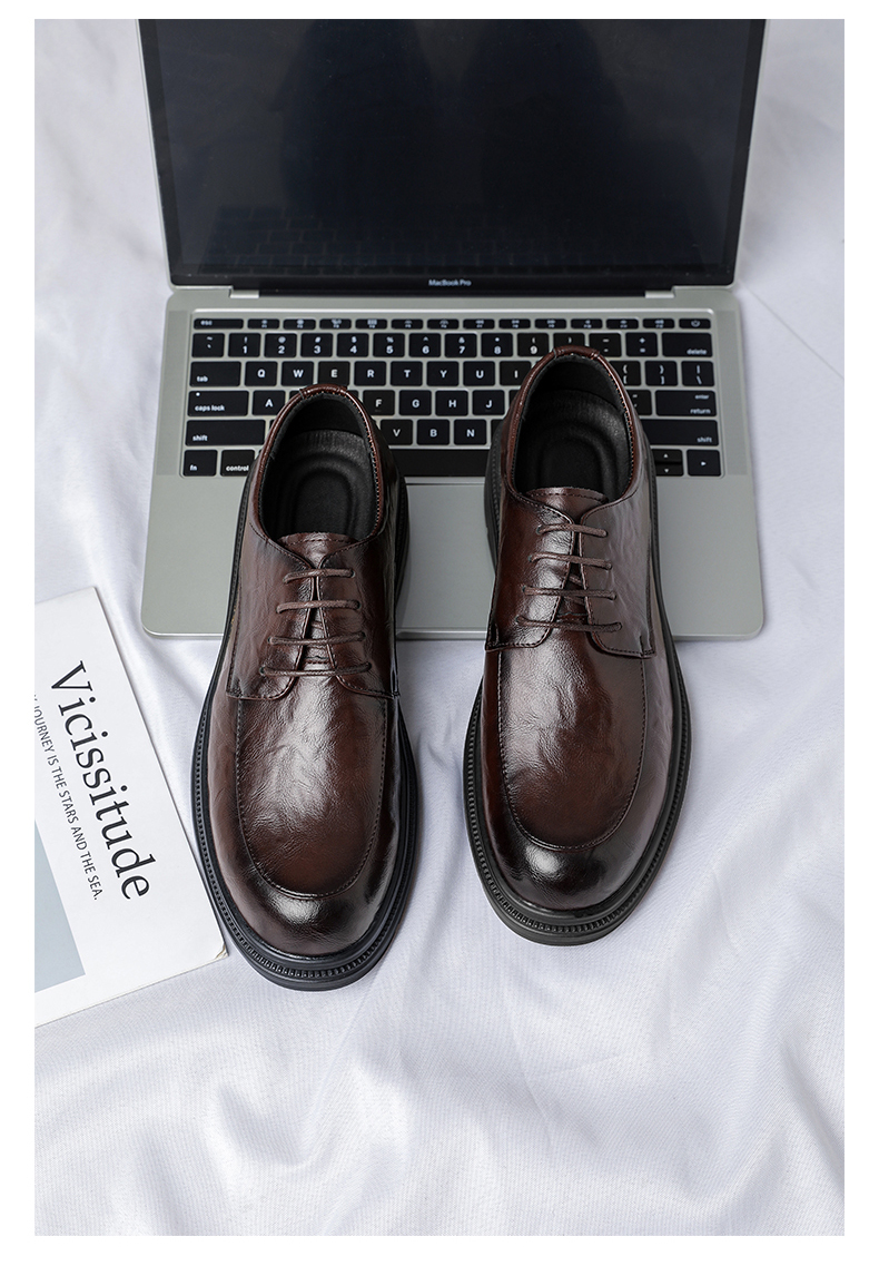 ShoeVault 48 Scarpe da sposo formali in pelle nera casual da uomo, taglia grande, modello Derby_voghion.com