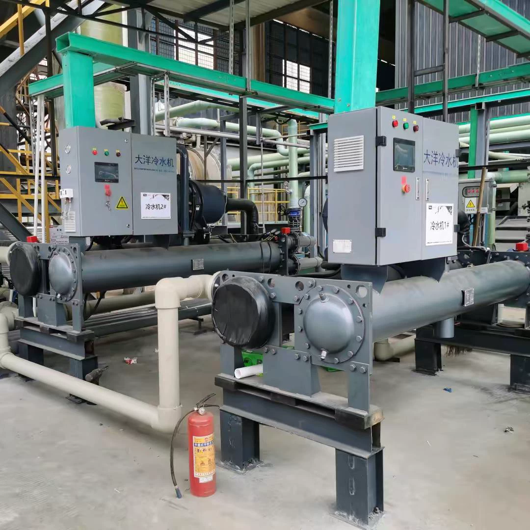 Промышленный винтовой холодильный агрегат (чиллер) с прямой поставкой с завода в Хуэйчжоу, энергосберегающий, с инверторным приводом, тепловой насос для охлаждения