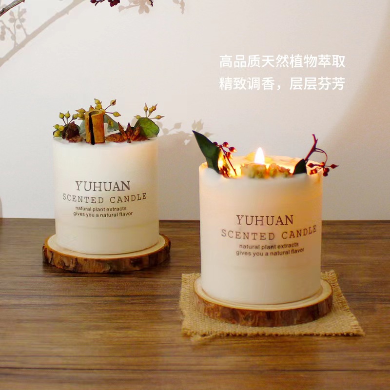 Aromaterapia flor eterna vela con regalo de mano Aromaterapia avanzada cera de soja fuego-libre hogar dormitorio atmósfera vela incienso