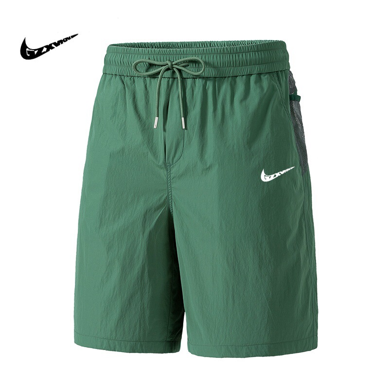 Cross-border Casual Pants Men's and Women's Summer Trendy Functional Tooling Ice Silk Quick-drying Pants Loose Sports Shorts