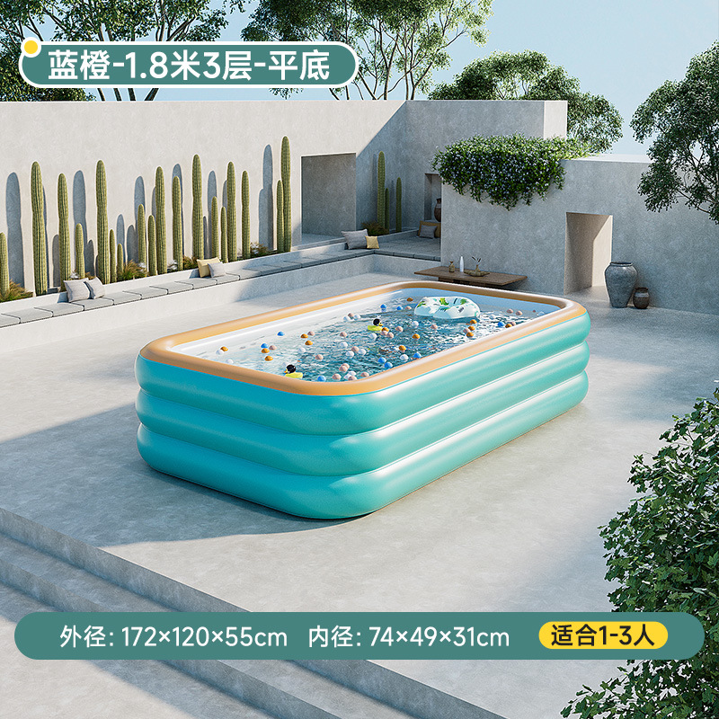 Inflatable swimming pool, 1.8meter, 3 floors