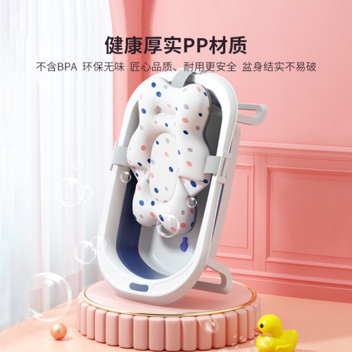Baby bathtub children foldable bathtub household sit and lie new born large bathtub baby bath set