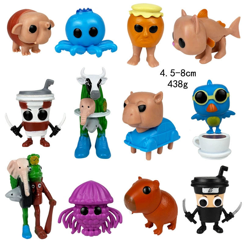 Фигура Шанхай Jing Tralala деревянная палочка-человек, assorted characters, пакет OPP, 0,4 кг