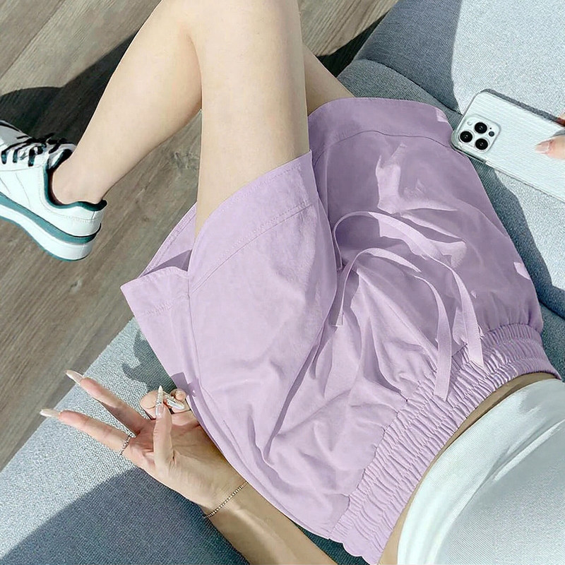 Dopamine Quick-Dry Shorts for Women, Summer 2026 New Style, Loose Ice Silk Petite Sports Yamamoto Five-Point Casual Pants Dopamine Quick-Dry Shorts for Women, Summer 2026 New Style, Loose Ice Silk Petite Sports Yamamoto Five-Point Casual Pants