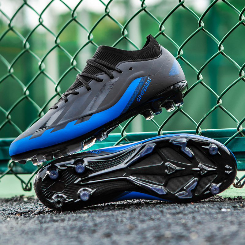 中国製の新作大型サッカーシューズ、ローカット、学生向け、長いスパイク、ワールドカップ、人工芝、試合、トレーニングシューズ|undefined