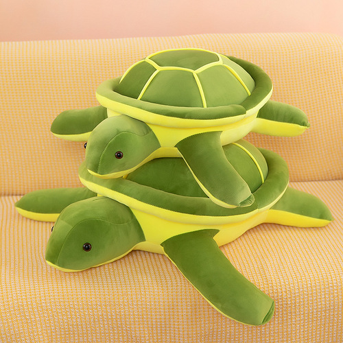 Cross-border foreign trade simulation turtle plush toy doll turtle pillow girl sleeping holding rag doll wholesale