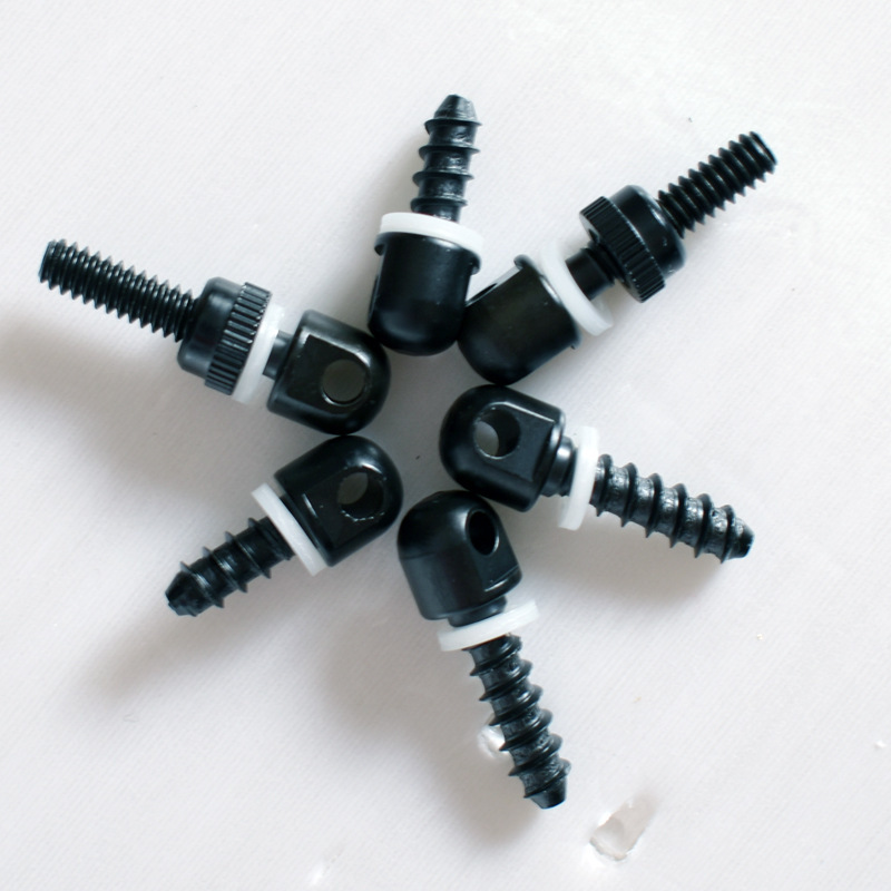 QD Tactical Wooden Screw Strap Ring Three Piece Fastener Screw Metal Strap Screw Butterfly Fastener