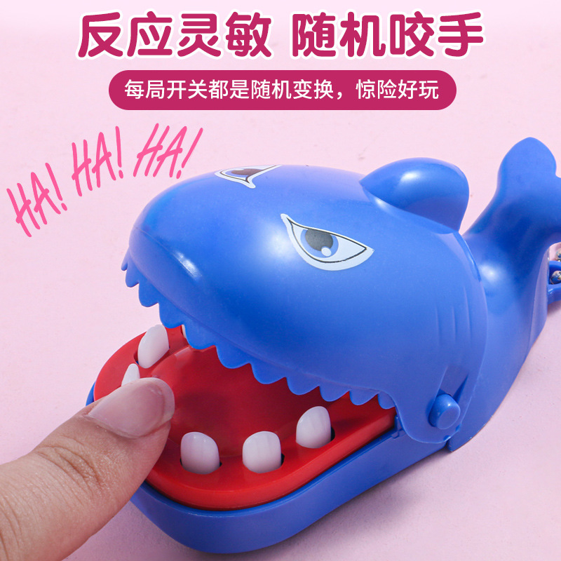 Mini mordedura de dedos juguetes de perros mordedura de manos niños interacción de padres e hijos parodia de dientes descompresión y descompresión artefactos mágicos
