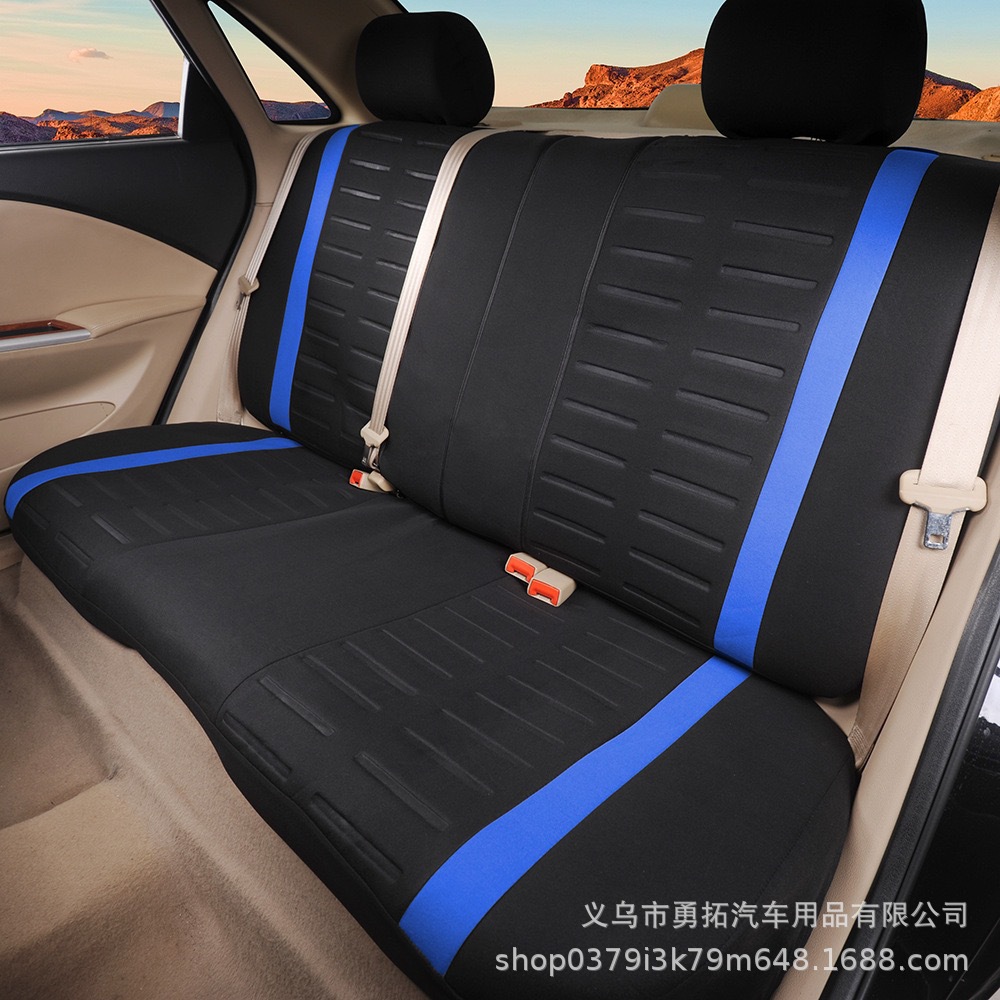 Cross-Border Best-Selling 3D Fine Stripe Press-Fit Universal Car Seat Covers Amazon Temu Meike Duo Europe, America, Russia