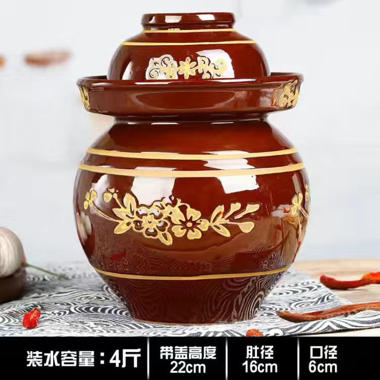 四川泡菜坛子土陶老式土陶腌菜陶瓷家用加厚酸菜密封老坛酸菜坛子|undefined