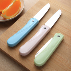 Folding Fruit Knife, Melon Knife, Household Dormitory Use Student Stainless Steel Portable Pocket Knife Fruit Knife Small Knife