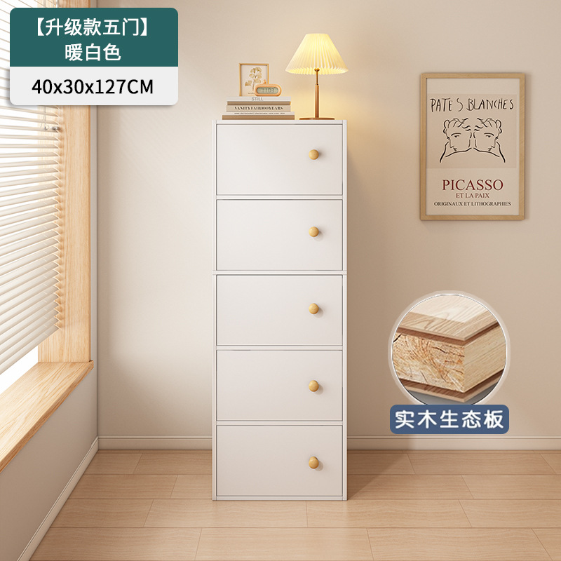 Estante de libros estante de piso sala de estar armario de libros armario de almacenamiento integrado contra la pared almacenamiento doméstico con puerta armario de exhibición a prueba de polvo