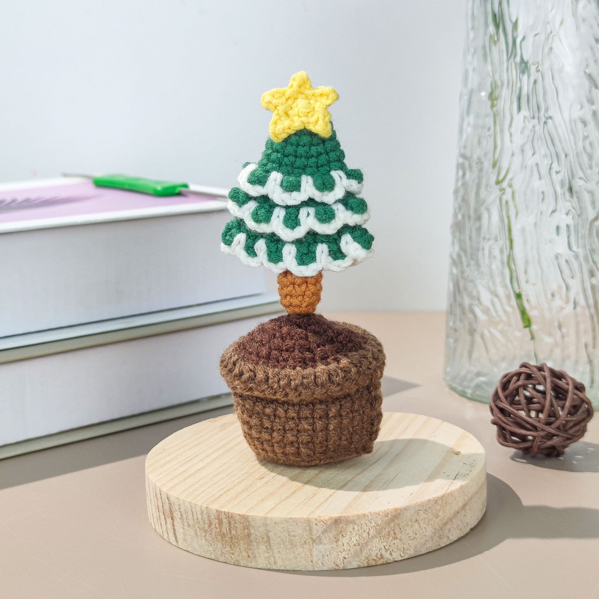 [완성된 작은 화분] 크리스마스 트리