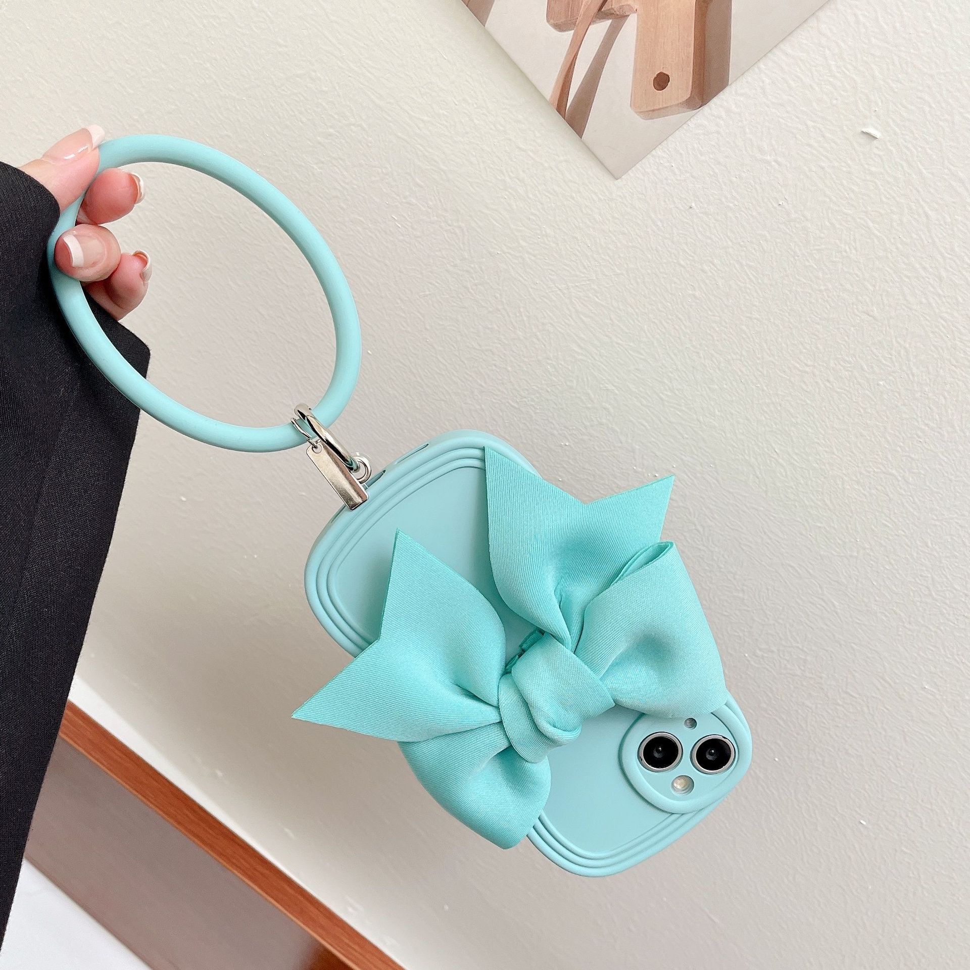 Handyhülle Mit Schleife Und Wellenrand Für Damen_voghion.com