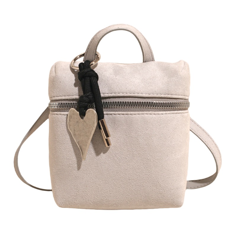Bolso de moda coreano 2025 verano nuevo bolso femenino textura esmerilada bandolera mini amor bandolera marea