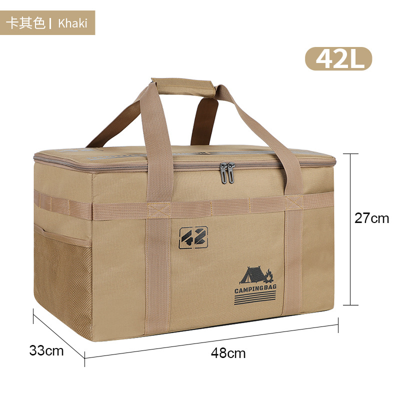 Equipos de campamento al aire libre bolsa de almacenamiento cocinera cubiertos bolsas de artículos bolsas portátiles de gran capacidad bolsa táctica bolsa de almuerzo de automóvil